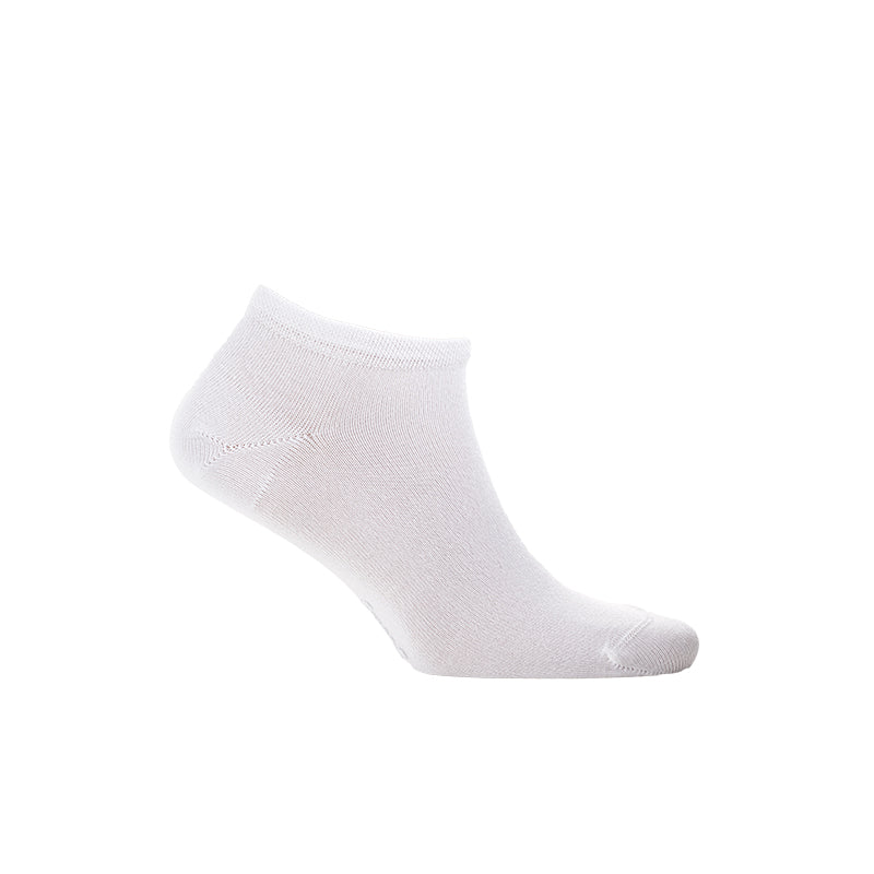 GREENGO Tunna BAMBU -ANKELSTRUMPOR 2-PACK, VIT OCH SVART