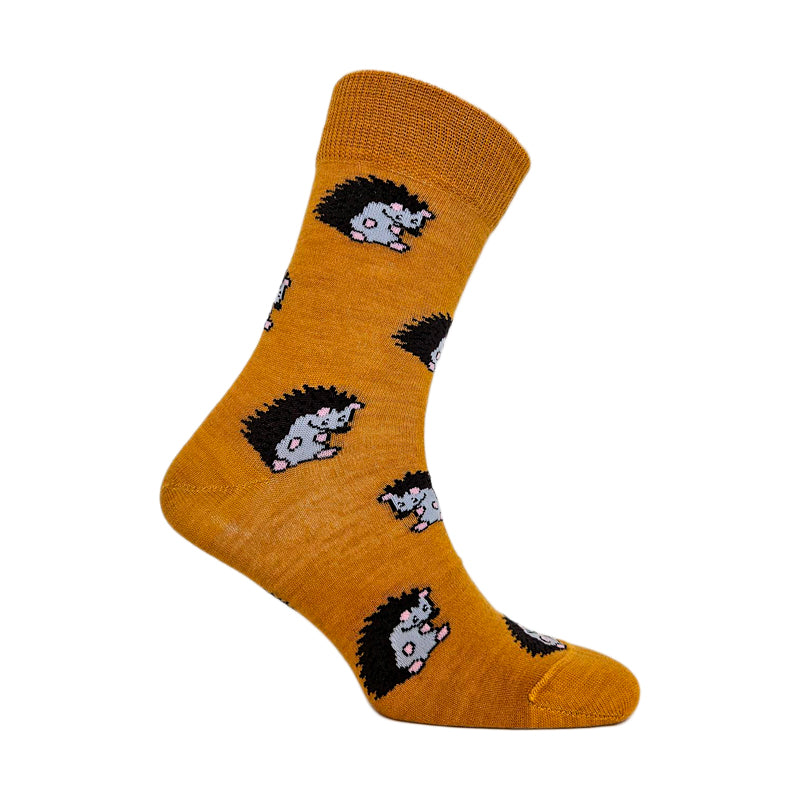 Igelkott strumpa GreenGo, merinoull