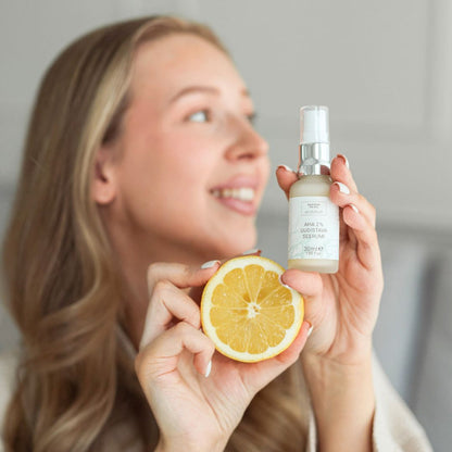 Ecolution, AHA 2% serum, parabenfritt, veganskt, 97% naturligt, 30ml