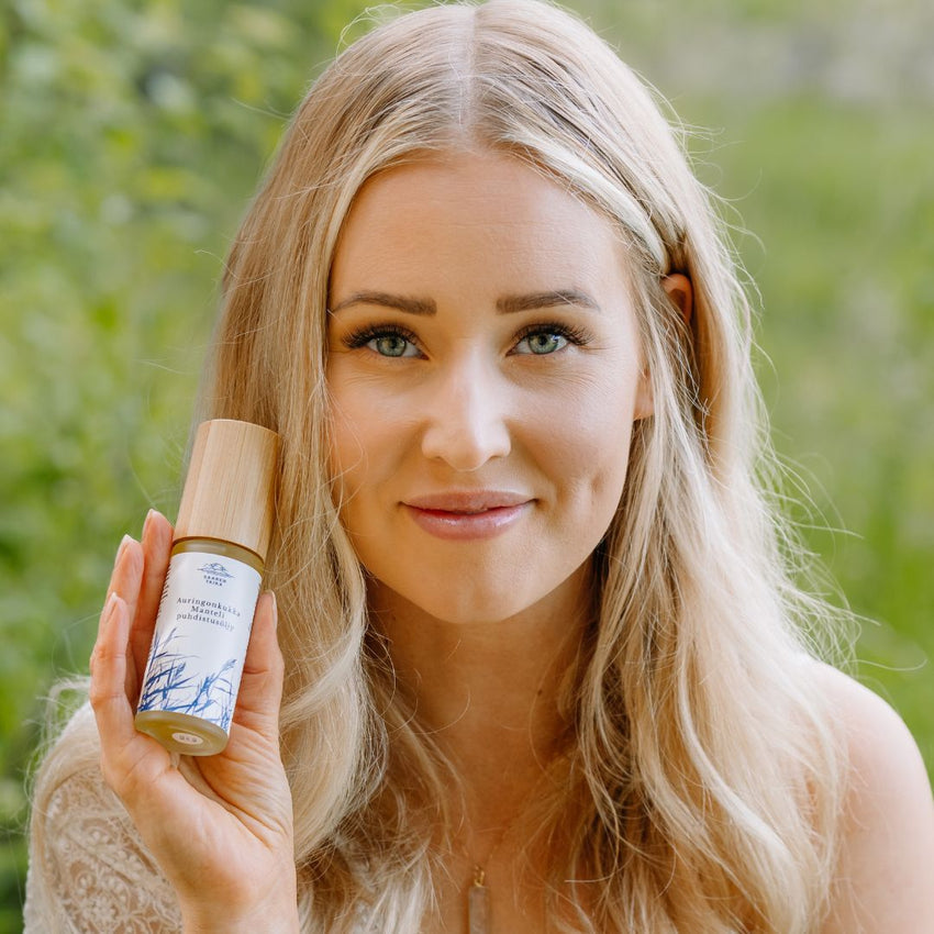 Solrosmandel rengöringsolja för känslig hud, oparfymerad, naturlig, 50ml