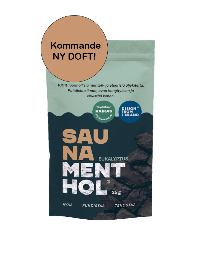SAUNA MENTHOL - EUKALYPTUS, 25g, räcker till ca 80 bastubad
