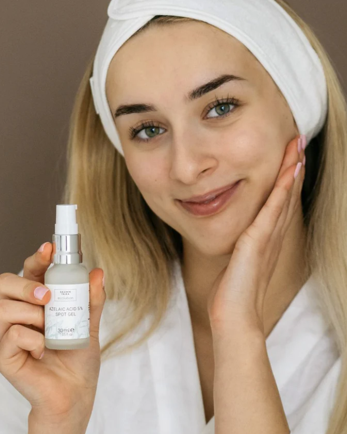 Azelaic Acid 5% Spot Gel, 94% naturlig, 30 ml