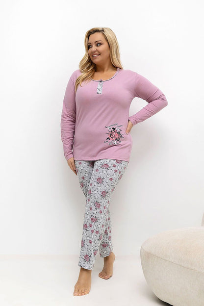  Plus Size Pajamas model 221188 Forever Pink 