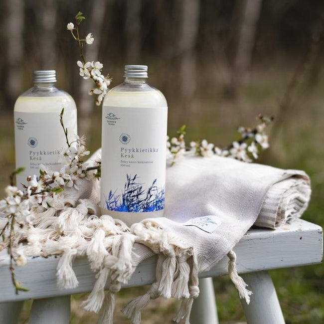 Tvättättika Sommar 500ml  - 100% biologiskt nedbrytbar, ekologisk, vegansk, naturlig