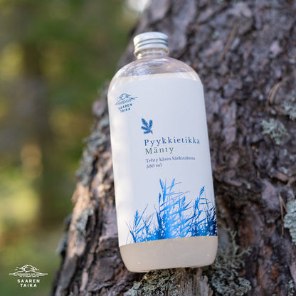 Tvättättika Mänty / Tall 500ml - 100% biologiskt nedbrytbar, ekologisk, vegansk, naturlig
